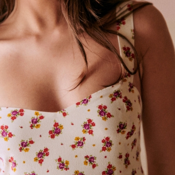 Sezane Salie Dress in Mindy Print size 38 NWT - Picture 2 of 11